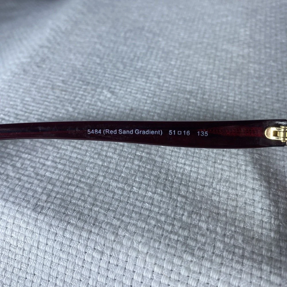 Coach HC 6089 5484 51-16-135 Red Sand‎ Gradient Full Rim Eyeglasses Frame